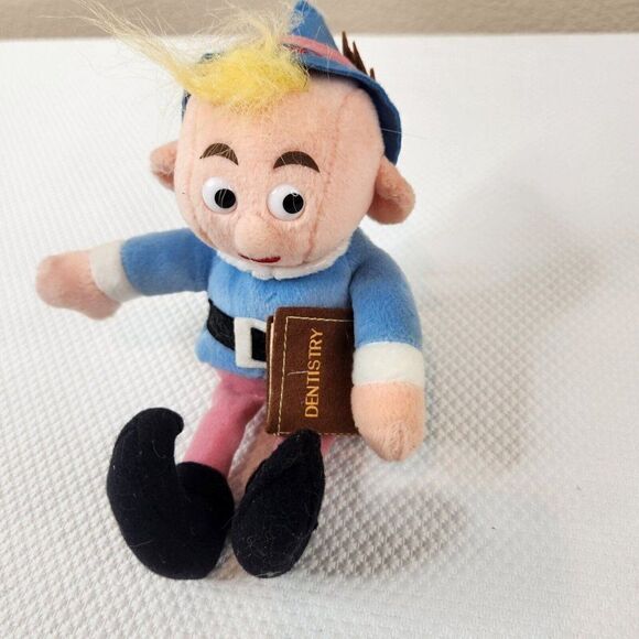 Vintage 2000 Prestige Hermie the Dentist Rudolph Island of Misfit Toys Plush 7” - Picture 2 of 5
